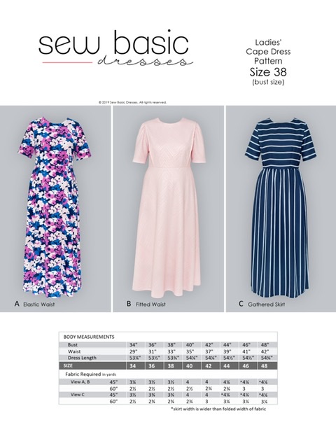 Milenda Dress Pattern – TESSUTI PATTERNS UK
