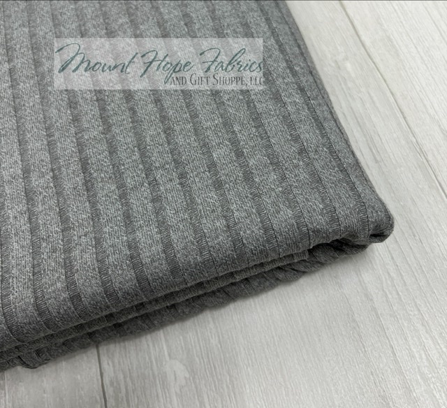 Harbor Grey Solid Rib Knit Twist Front Tee